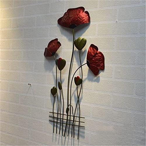 MJWDP viseći zidni zidni zidni zidni privjesak na čvrstoj željeznom cvijeću modernog dnevnog