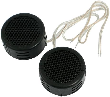 UXCell 2 kom crni auto auto zvučni zvučni audio sistem zvučnici visokotonca