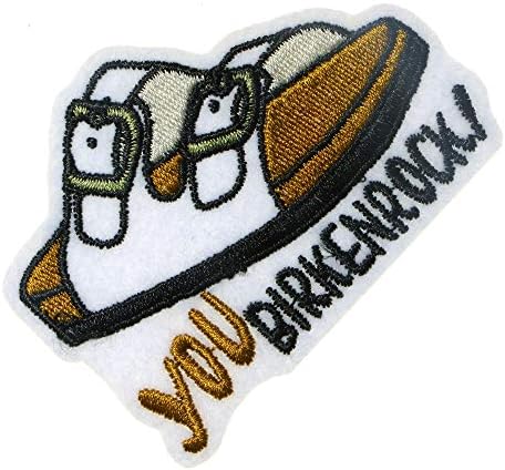 JPT - vi birkenrock sandale cipele vezene aplikaciju željezo / šive na patch-u značka slatka logo