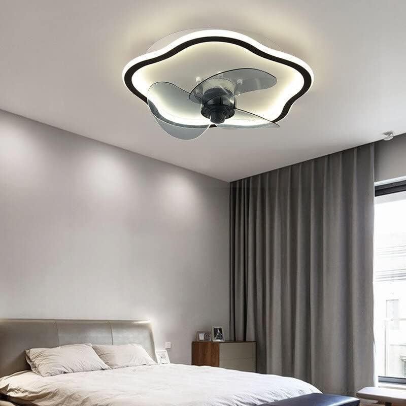 CHEZMAX Spavaća soba LED pametni strop ventilator lampica lampica trpezarijski ventilatori sa svjetlima daljinskim upravljačkim svjetiljkama za dnevni boravak