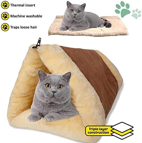 Slakkenreis Dobavljači za kućne ljubimce, PET Waterloo, jastučići za tople i udobne, prijenosne sklopive kavernozne mačke bašte multikolora jedna veličina