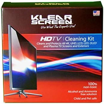 Klear ekran Veliki zaslon za čišćenje televizora za televizore, monitori za igre, LCD, LED, OLED, LED, izrađen u SAD-u