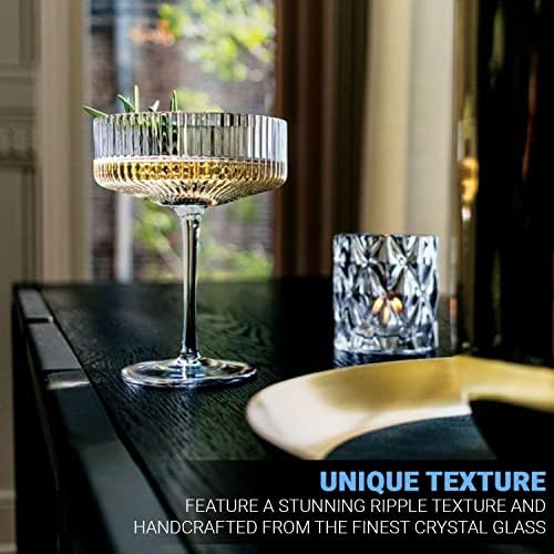 Rebraste kupe naočare w potiče estetski stakleni proizvodi: nadogradite lemon drop martini mix, expresso