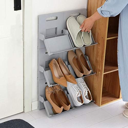 Cabilock 2kom cipele stalak zidni sklopivi stalak za papuče vrata nazad cipele držač Organizator papuča vješalice za kućno kupatilo