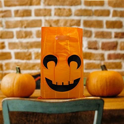 Lulu Početna Halloween Jack o Lanterne torbe, plastične Goodie torbe za trik ili liječenje, torbe za zabavu, 72pcs