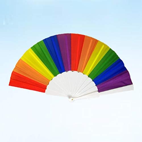 ULTNICE HAND FANANS Pride LGBT dugi preklopni ventilator, 23cm ručni hladan ventilator za događaj, krstarenje, klub, muzički festival, rave, parade, zabavu, rođendanski zabava 2pcs ventilator