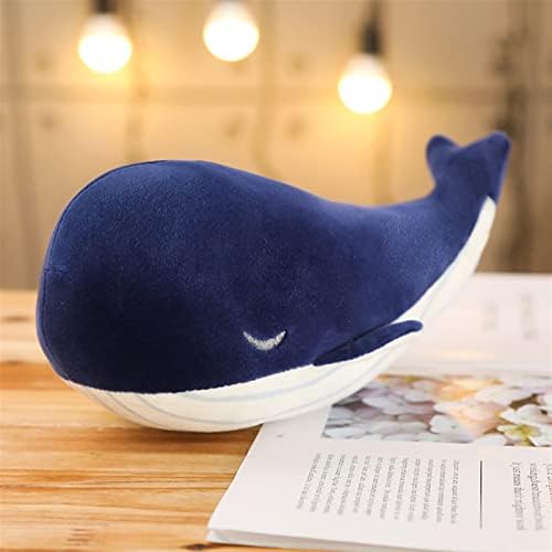 JJ YYDS Super Soft Whale morski pas plišana igračka punjena morska životinja Veliki plavi kitovi plišani plišani plišani jastuk Dječji igrački poklon za rođendan