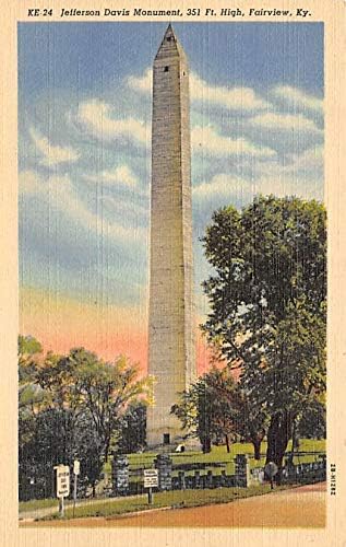 Spomenik ky, Kentucky Jeffersonu Davisu visok 351 metar Neiskorišten