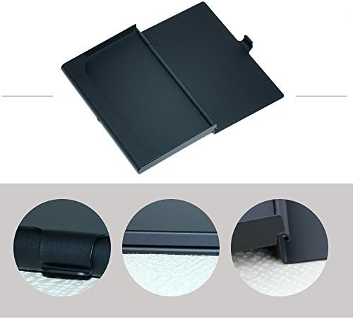 Homedge Super Light Aluminijumski držač za posjetnicu, Slim Professional 3 Packs kartice za putovanja i poslovanje - crno