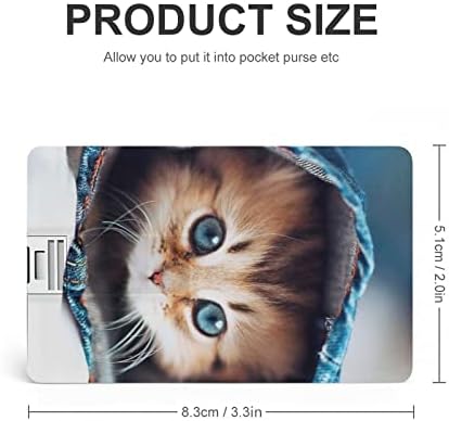 Slatka mačka u Jeansu USB Flash Drive Personalizirana kreditna kartica Pogonska memorija Stick USB
