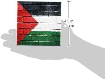 3drose CST_156963_3 Nacionalna zastava Palestine obojena na opeku zidni palestinski keramički