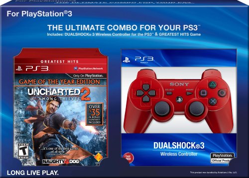 Uncharted 2: Među lopovima: Igra u godini izdanje sa Dualshock 3 snop - PlayStation 3