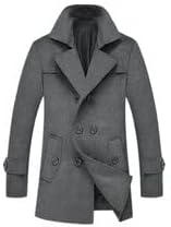 Muški proljetni i jesen vuneni kaput Europska stanica Windbreaker Multi-Code Jacket Muškarci