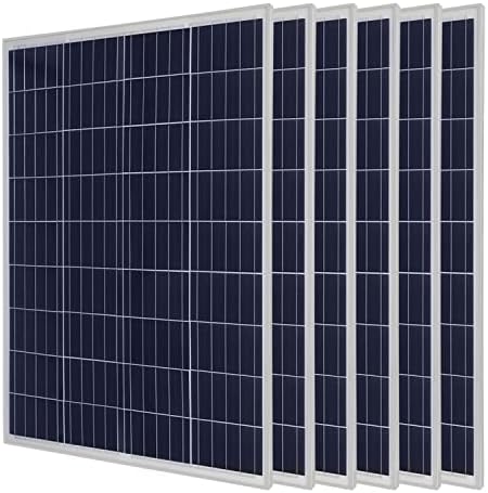 100w solarni Panel 12v Poly punjač za baterije za LCS Poly Panel - 6 paket