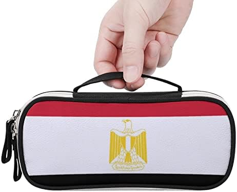 Egipat zastava olovka za olovku za olovku veliki kapacitet Torbica za dohodući sa ručkom Organizator