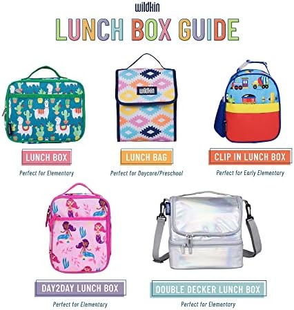 Wildkin Kids izolovana torba za ručak za dječake & amp; djevojčice, višekratna Dječija kutija za ručak savršena