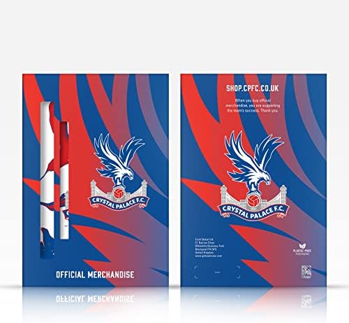 Dizajni za glavu Službeno licencirano Crystal Palace FC South London i ponosni Crest Kožne knjige Novčani poklopac Kompatibilan sa Apple iPad 9.7 2017 / iPad 9.7 2018