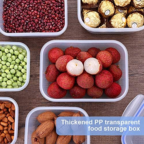 MADSOUKY kontejneri za skladištenje hrane Set hermetički zatvorena kutija za pripremu obroka velikog kapaciteta kutija za ručak sa poklopcima BPA bez curenja 24 komada