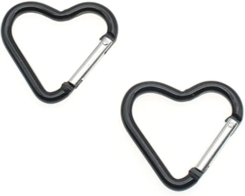 Ozxno 6 kom srčani pričvršćivač u obliku srca, klip ključa za klicanje za srce za ruke za kaiševe tastera