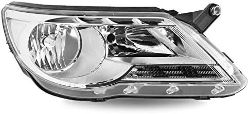 Sockir halogena farova sklop za 2009-2011 Volkswagen VW Tiguan prednja lampa w / O HID desna strana suvozača