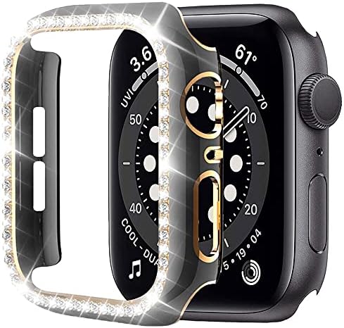 Ankang Diamond Crystal futrola za Apple Watch 7 6 SE 40mm 44mm 41mm 45mm IWATCH serija 5 3 38mm 42mm Zaštitne poklopce Women AccessOrie