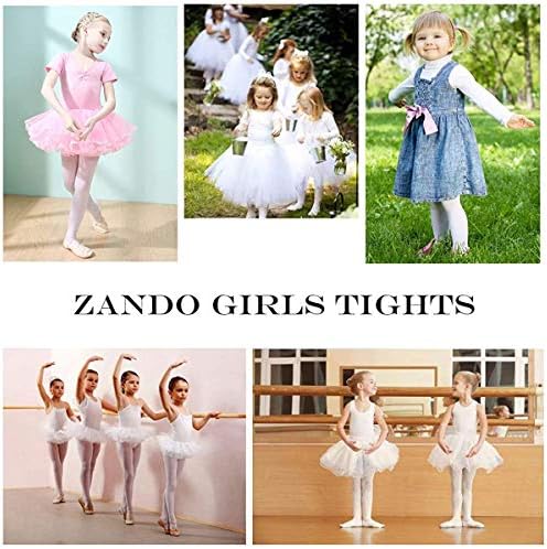 Zando Girls Stretchy Plesne tajice Udobne šarene gamaše Hlače elastične baletne tajice za djevojke