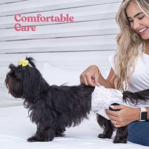 Super upijajuće ženske pelene za pse-50-pakovanje udobnih jednokratnih pelena za pse - Flashdry Gel Technology