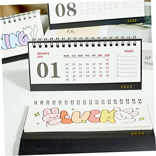 Operilacx 3pcs 2023 2023 Desk kalendar Stolni dekormento dekora za kalendar dekora Planer kalendar