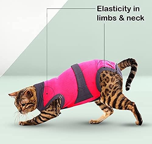 Maxx odijelo za oporavak mačaka, alternativa za ovratnika, post-operativna onjaka, anksiozni omot