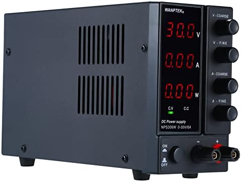 HUIOP napajanje, NPS306W 0-30V 0-6A preklopno DC napajanje 3 cifre displej LED visoko podesivo Mini Napajanje AC 115V / 230V 50 / 60Hz napon & amp; struja regulisana dvostruki izlaz
