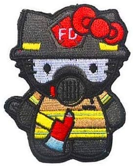 Hello Kitty Fire Fireman izvezeni ukrasni zakrpa