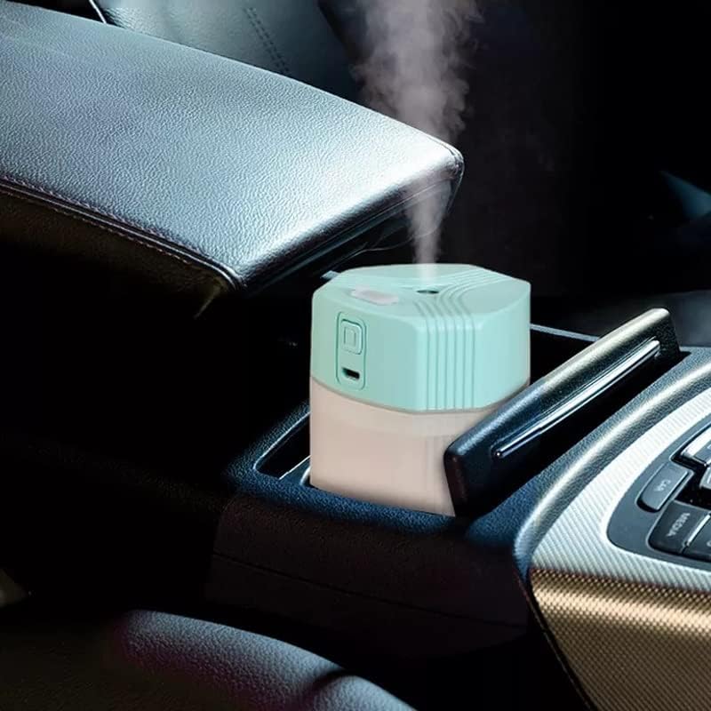 HOUKAI USB tihi ovlaživač vazduha nježni Aroma Difuzor noćnog svjetla kontinuirani / isprekidani sprej može raditi za kućni automobil