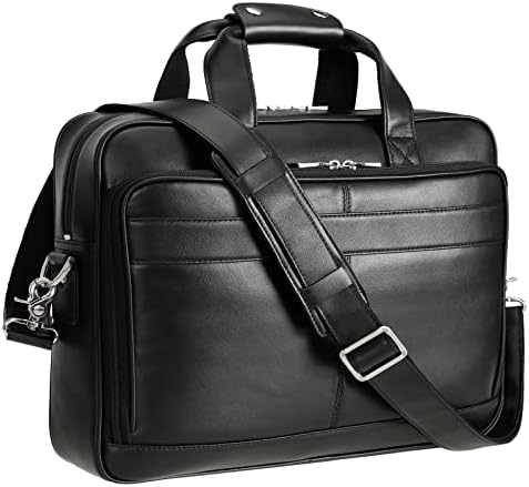 Polare puna zrna koža 16.5 '' torba za laptop za muškarce za muškarce Business Messenger Work Bag odgovara