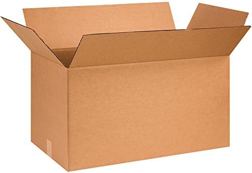 Partneri brend 26x14x14 valovite kutije, velike, 26l x 14W x 14h, pakovanje od 10 komada | dostava, Pakovanje, selidba, kutija za odlaganje za dom ili posao, Jake veleprodajne rasute kutije