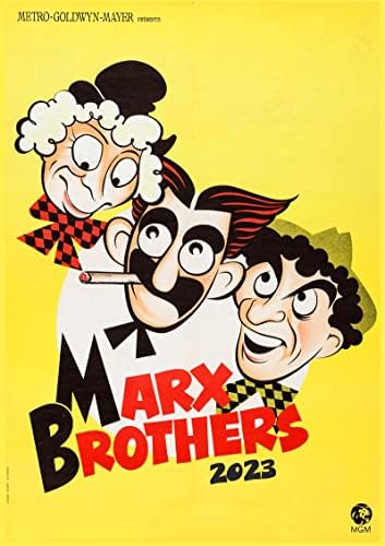 Zidni kalendar 2023 [12 stranica 8 x12] marx braća komedija film vintage filmski poster