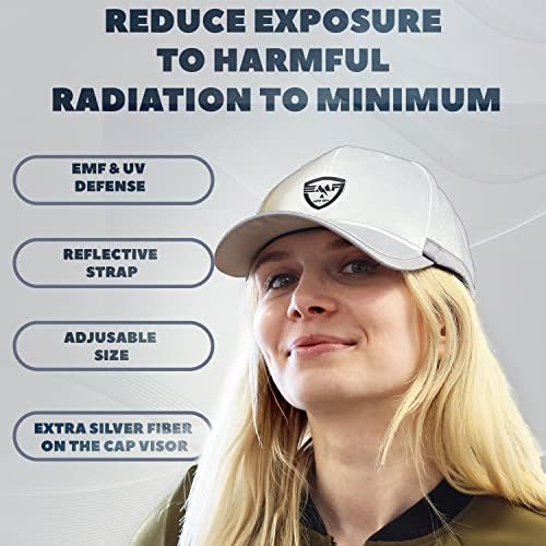 EMF zaštitni šešir sa USPF 50+ Shield Wi-Fi blokator visoki frekvencijski branitelj Štit RF Blocker Baseball Caps