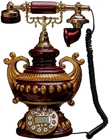 ZSEDP Europska retro telefonska svjetiljka Antikni modni žičani fiksni dnevni boravak ukrasni ličnosti ukrasi