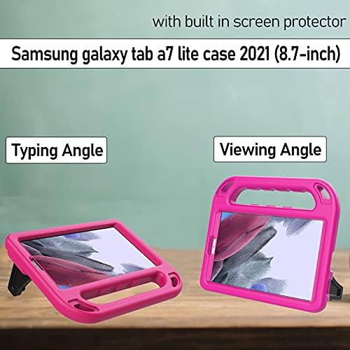 LTRop Samsung Galaxy Tab A7 Lite Case 8,7 inča, Galaxy Tab A7 Lite Case, ugrađen u zaslon zaštitnik, otporan