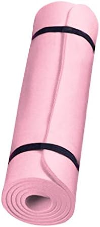 Yoga Mat, 72 inča Home Exercise Yoga Mat za žene & amp; Mens ,All Purpose Extra Thick high Density anti-Skid Rubber Sport Yoga Mat, meka, odlična fleksibilnost sa trakom za nošenje