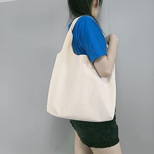 CNaiyunpin platnene torbe, platnena torba za žene, torbe sa unutrašnjim džepom,torbe za višekratnu upotrebu velikog kapaciteta za DIY