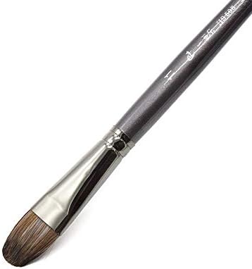 QJPaxl 6 kom / set Profesionalni alat Vjeverica ulje za kosu za farbanje četkica za crtanje četkica za crtanje Filbert olovka za akrilnu sliku umjetnosti