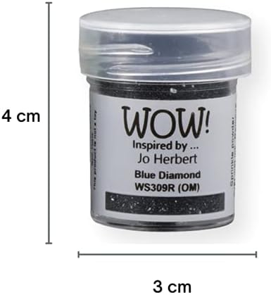 Vau! SAD WOW Embossing GLTTR Bluediamnd, Blue Diamond