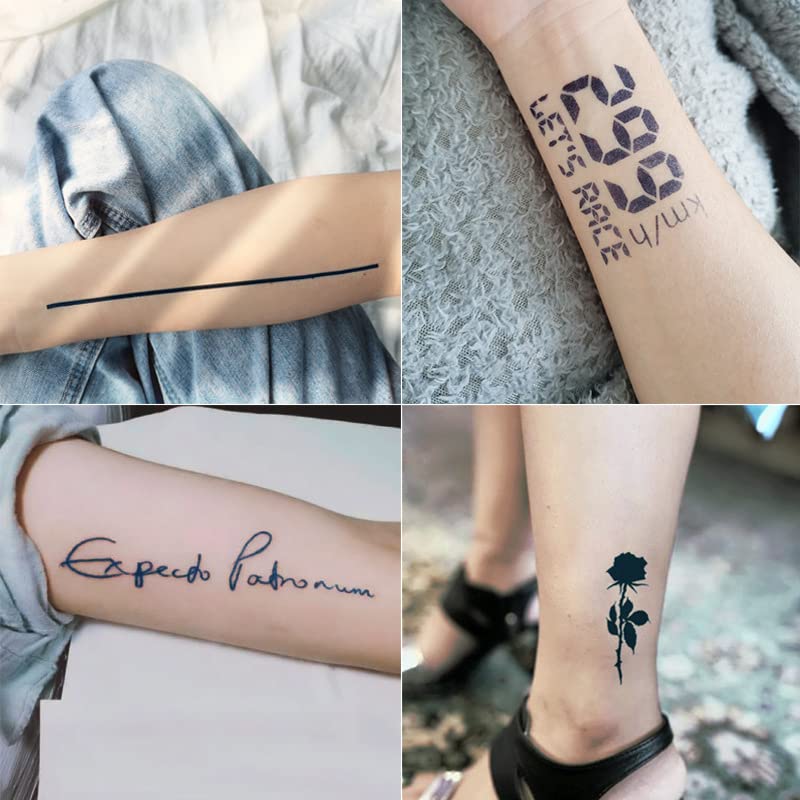 Polu stalne tetovaže Žene Privremene realne tetovaže Duge trajne tetovaže Vodootporni vrat grudi