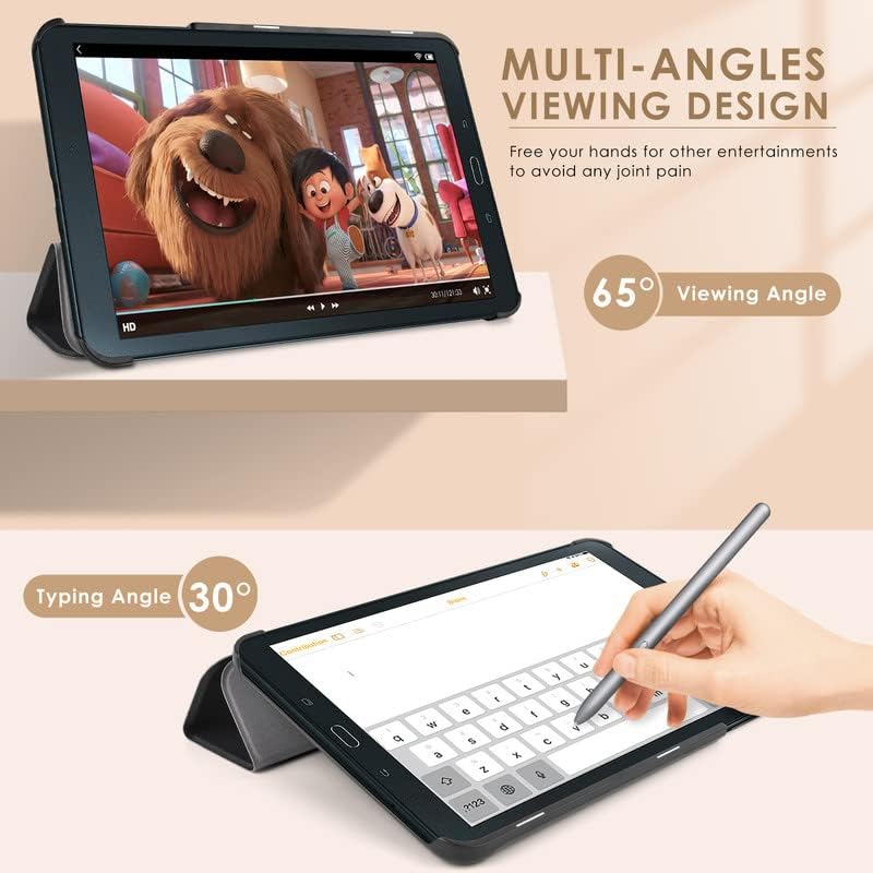 Detuosi Samsung Galaxy Tab E 9.6 2015, Galaxy Tab E 9.6 inča tableta tableta, tanka tri-preklopna folio