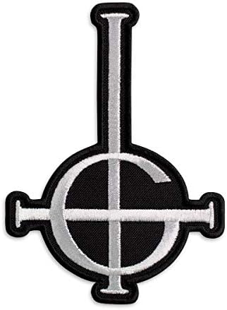 Ghost bc grucifix cross simbol Heavy metal doom hard rock band vezan zakrpa glača