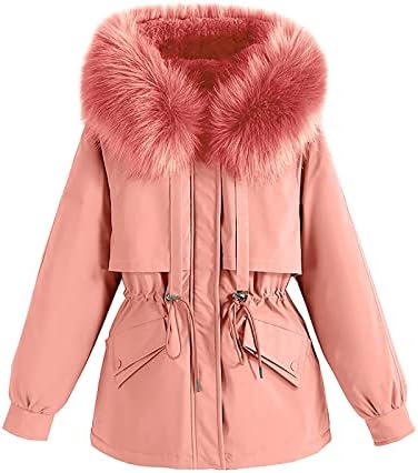 Žene plus veličina dnevnog zimskog kaputa dugih rukava zgušnjava jakna topla kapuljača debela podstavljena gornja odjeća ženske zimske kapute