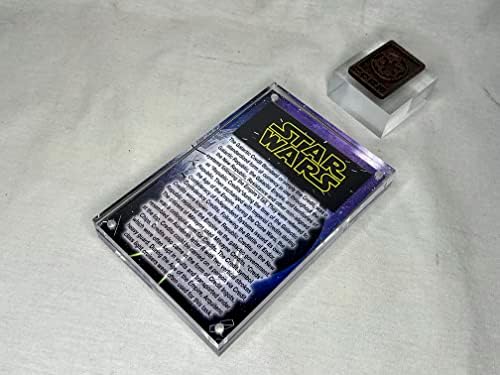 Star Wars Galactic Bronze Kreditni Čip Komad, Plaketa Za Prikaz, Stalak Za Artikle, Prava Replika