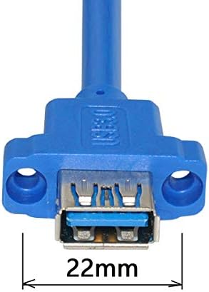 Chenyang CY USB 3.0 Single Port Proširni zasun Mount Car AUX kabel za instrumentnu ploču 1m vodootporna