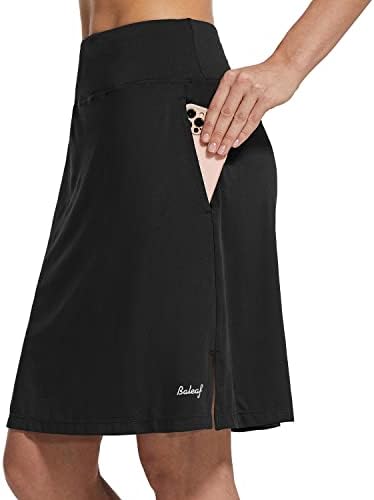 Baleaf ženska 20 duljina koljena Skorts suknje atletski skromni dugi golf casual patentni
