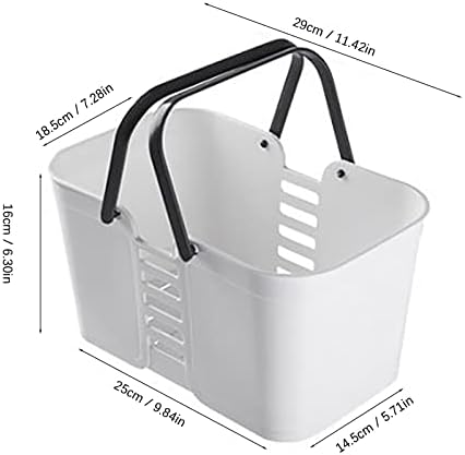 Prijenosni tuš Caddy baš košara plastična torba za pohranu s kutijom za pranje ručke za kupatilo College spavaonica